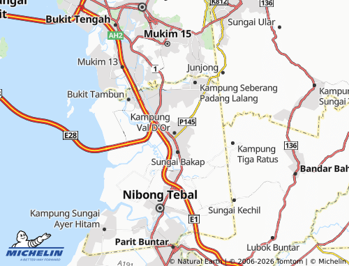 MICHELIN Kampung Val D'Or map - ViaMichelin