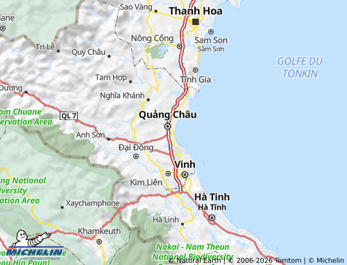 Mapa MICHELIN Diễn Châu - ViaMichelin