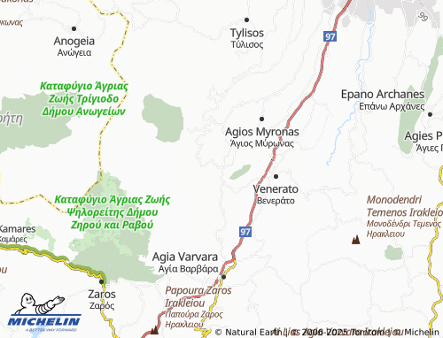MICHELIN Kato Asites map - ViaMichelin