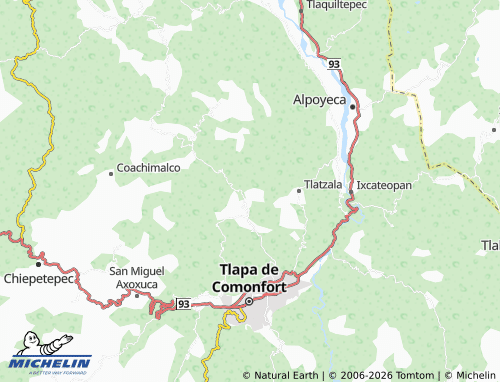 Mapa MICHELIN Tlacuiloya - ViaMichelin