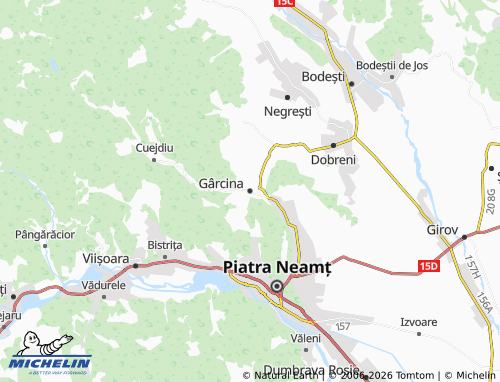 Mappa MICHELIN Gârcina - ViaMichelin