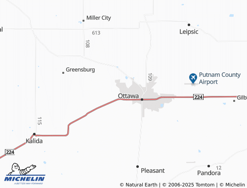 MICHELIN Glandorf map - ViaMichelin