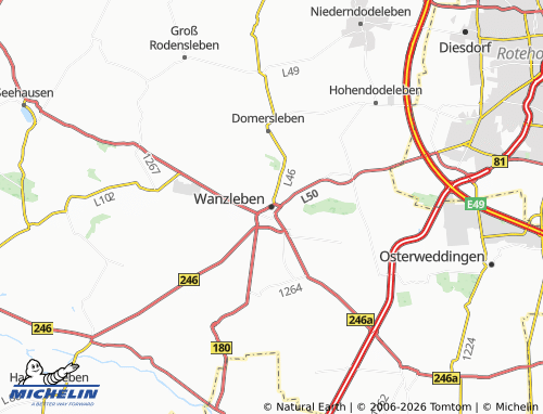 MICHELIN Wanzleben-Börde map - ViaMichelin
