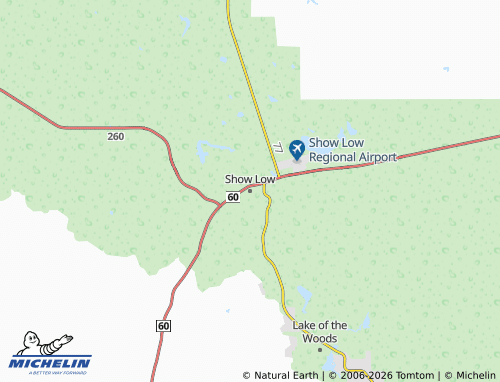 Mappa MICHELIN Show Low - ViaMichelin