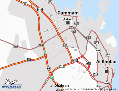 MICHELIN Al Nada map - ViaMichelin