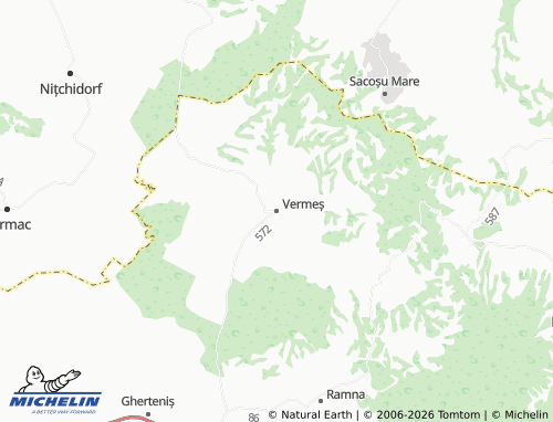 Carte MICHELIN Vermeș - ViaMichelin