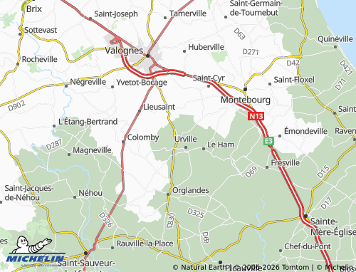 Mapa MICHELIN Hémevez - ViaMichelin