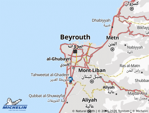 MICHELIN Mazraa map - ViaMichelin