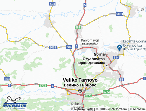 Mappa MICHELIN Samovodene - ViaMichelin
