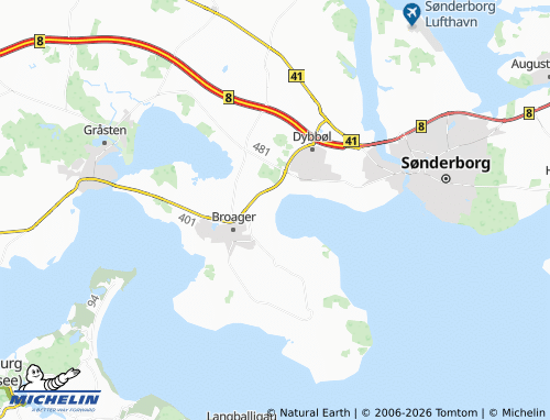 MICHELIN Vemmingbund map - ViaMichelin