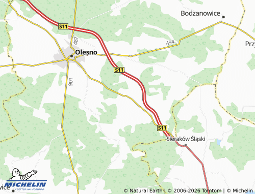 Carte MICHELIN Sowczyce - ViaMichelin