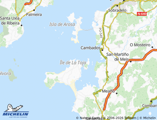 Mapa MICHELIN O Grove (San Martiño) - ViaMichelin