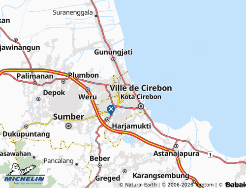 Carte MICHELIN Pekiringan - ViaMichelin