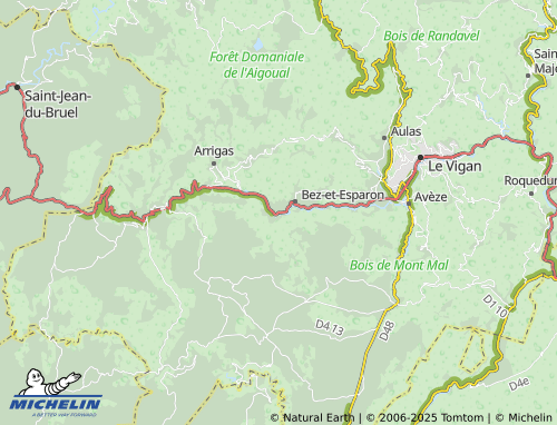 MICHELIN Arre map - ViaMichelin