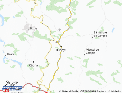 Mappa MICHELIN Budești - ViaMichelin