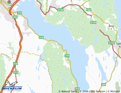 MICHELIN Tangen map - ViaMichelin