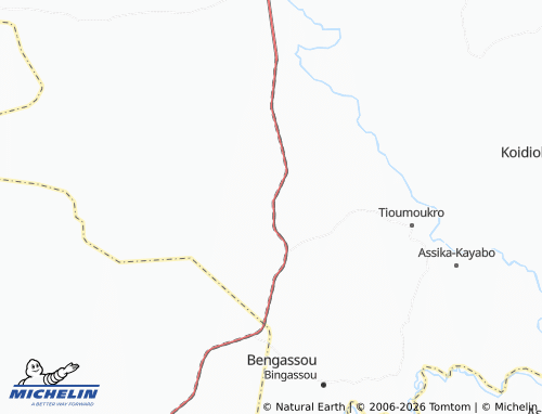 MICHELIN-Landkarte Dida Moessou - ViaMichelin
