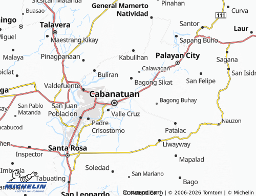 MICHELIN Bangad map - ViaMichelin
