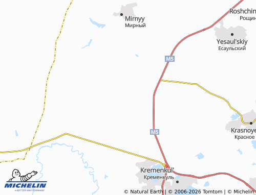 MICHELIN-Landkarte Klyuchi - ViaMichelin