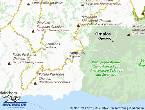 Mappa MICHELIN Tsiskiana - ViaMichelin