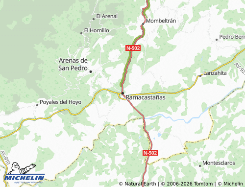 MICHELIN Ramacastañas map - ViaMichelin
