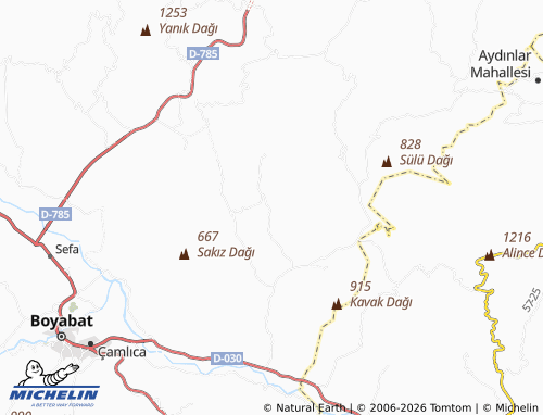 Mappa MICHELIN Darıözü - ViaMichelin