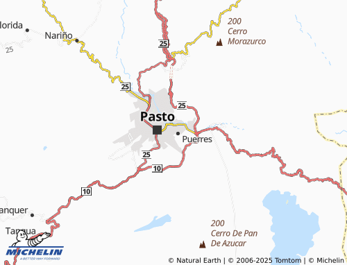 MICHELIN San Juan de Los Pastos map - ViaMichelin