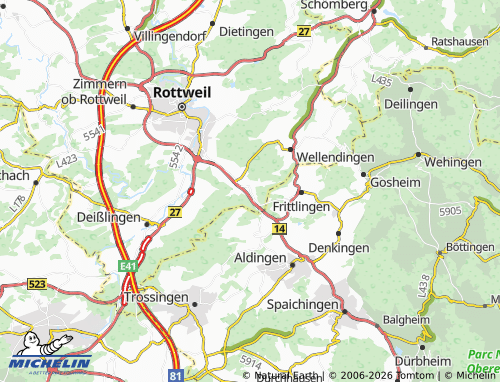 Mapa MICHELIN Neufra - ViaMichelin