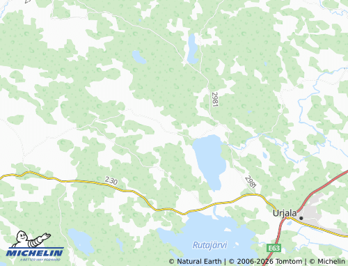MICHELIN-Landkarte Vahonen - ViaMichelin