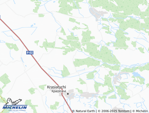 MICHELIN Dubova map - ViaMichelin