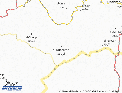 MICHELIN-Landkarte al-Rubou'ah - ViaMichelin