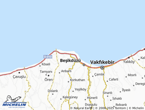 MICHELIN Adacık map - ViaMichelin