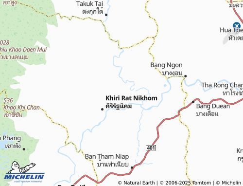 MICHELIN Ban Yang map - ViaMichelin