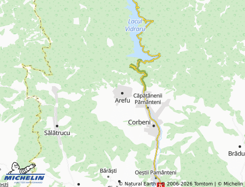 Carte MICHELIN Arefu - ViaMichelin