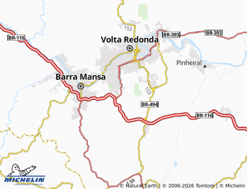 MICHELIN Santa Rita map - ViaMichelin
