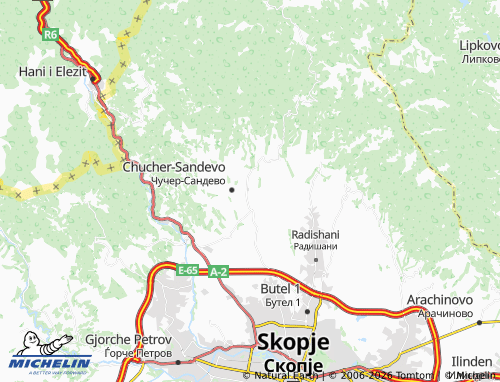 Mappa MICHELIN Mirkovci - ViaMichelin