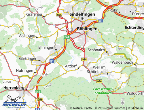 Mapa MICHELIN Mauren - ViaMichelin