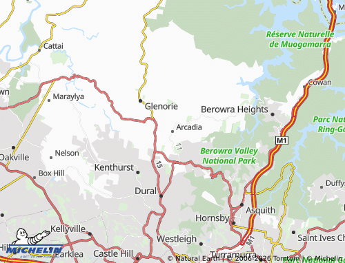 Mapa MICHELIN Arcadia - ViaMichelin