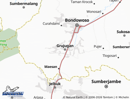 MICHELIN Grujugan map - ViaMichelin