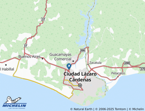 MICHELIN Lomas Celestes Sector 8, Flores Celestes Sector 8 map - ViaMichelin