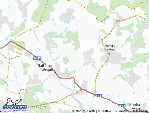 MICHELIN Huta map - ViaMichelin