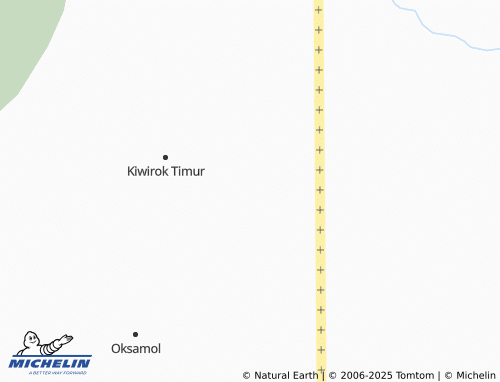 MICHELIN Okyaop map - ViaMichelin