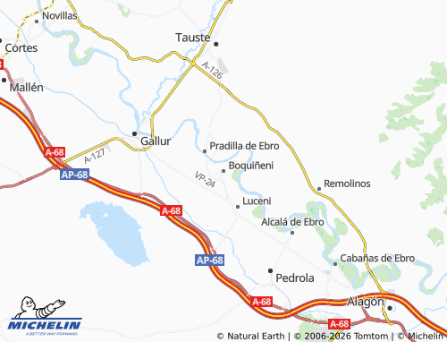 MICHELIN Boquiñeni map - ViaMichelin