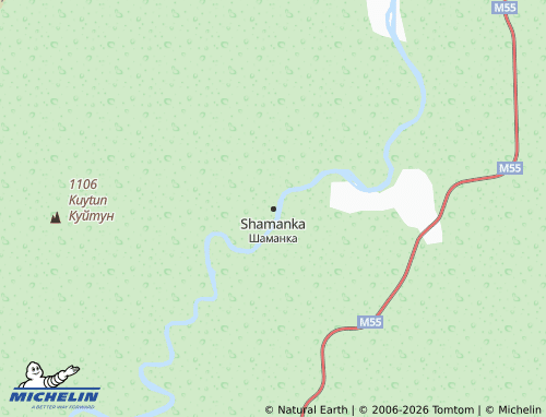 MICHELIN-Landkarte Shamanka - ViaMichelin