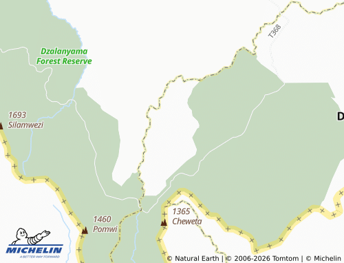 MICHELIN Chidzanja map - ViaMichelin