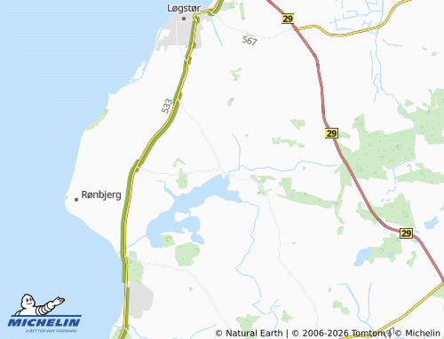 MICHELIN Vilsted map - ViaMichelin