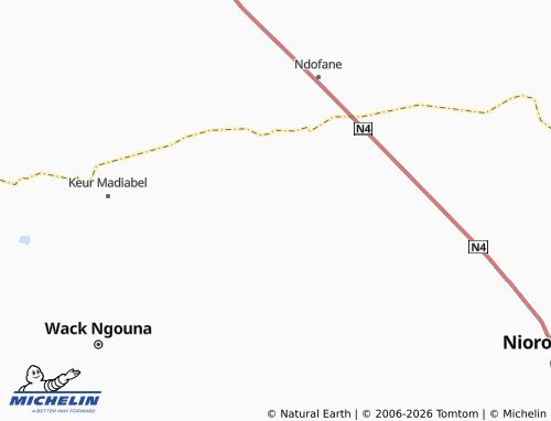 Mapa MICHELIN Guiente Kaye - ViaMichelin