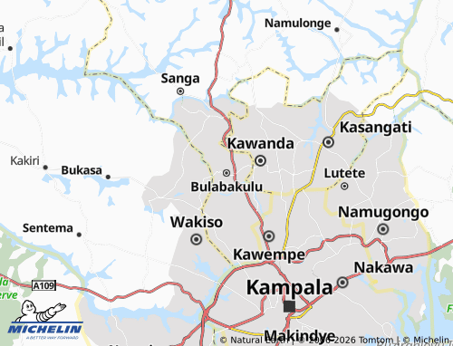 Mappa MICHELIN Bulabakulu - ViaMichelin