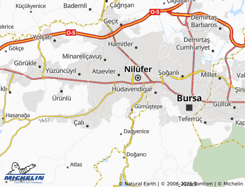 MICHELIN Kültür map - ViaMichelin