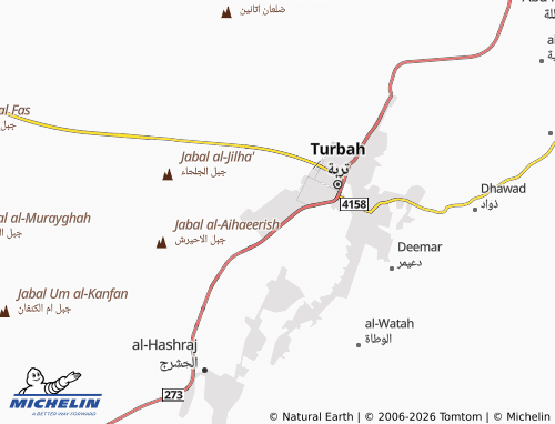 MICHELIN-Landkarte al-Naseem - ViaMichelin